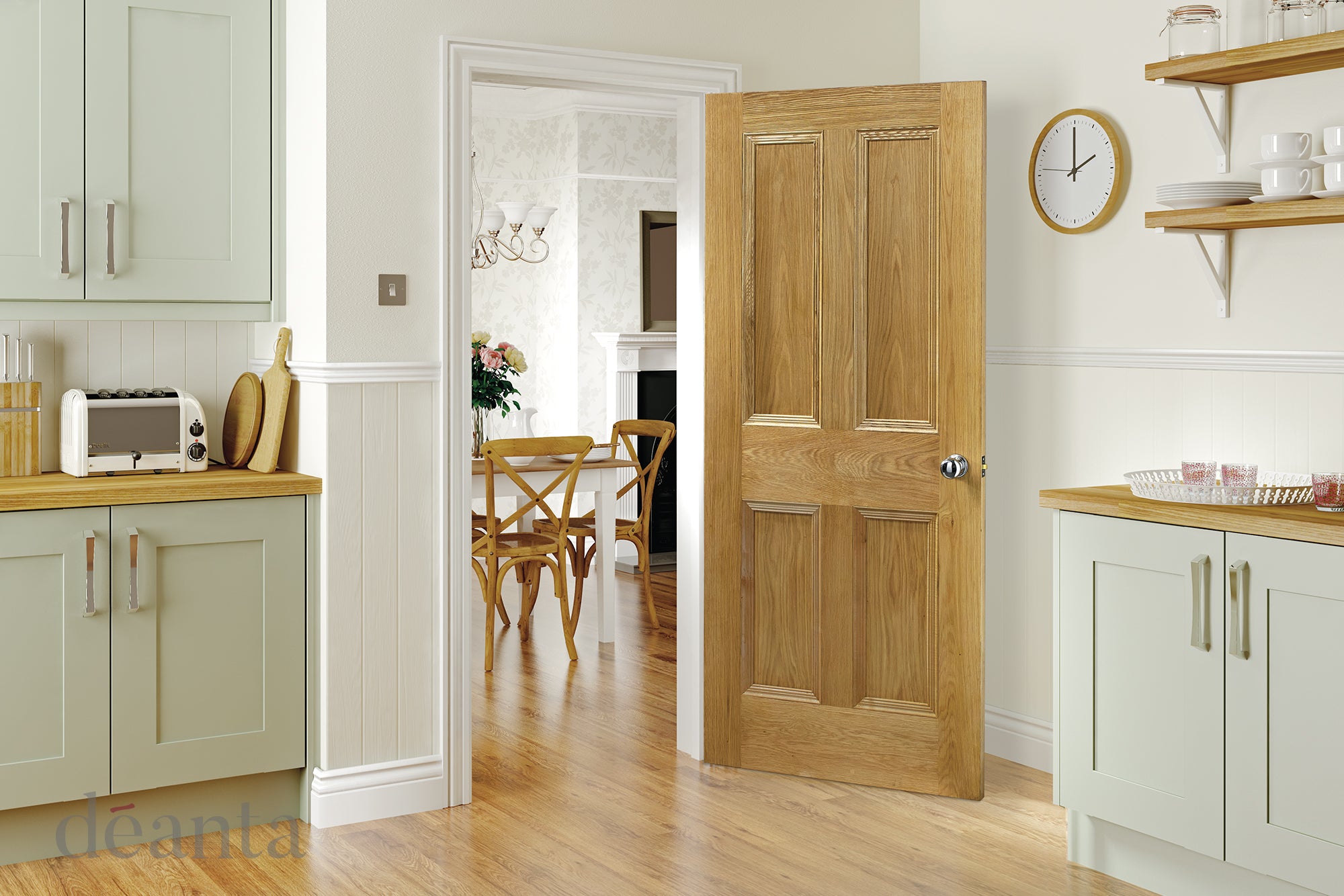 Deanta Oak Kingston Fire Door