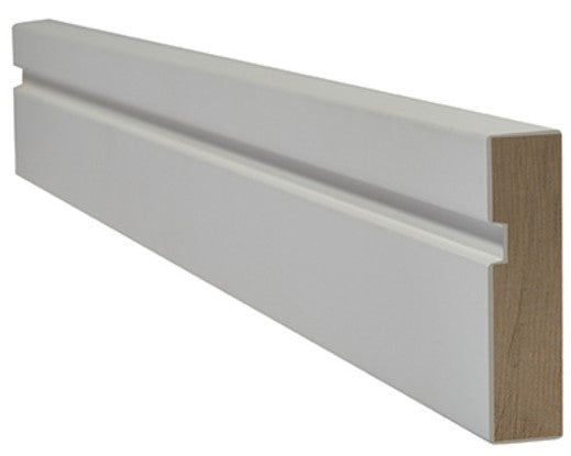 LPD White Wrapped Single Groove Architrave