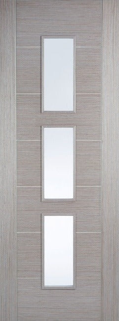 LPD Light Grey Hampshire Glazed Internal door