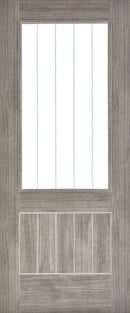Internal door LPD Mexicano Light Grey Glazed