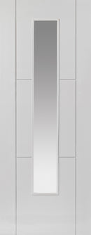 JB Kind White Primed Mistral Glazed Internal door