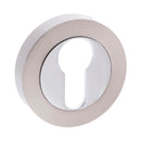 Atlantic Mediterranean Euro Escutcheon (Satin Nickel/Chrome Plated)