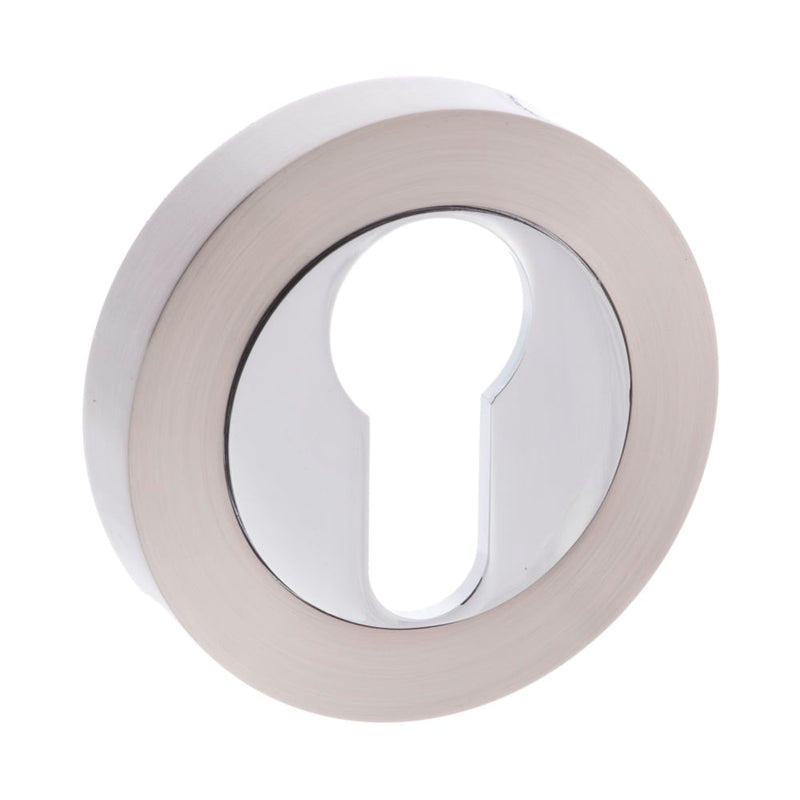 Atlantic Mediterranean Euro Escutcheon (Satin Nickel/Chrome Plated)