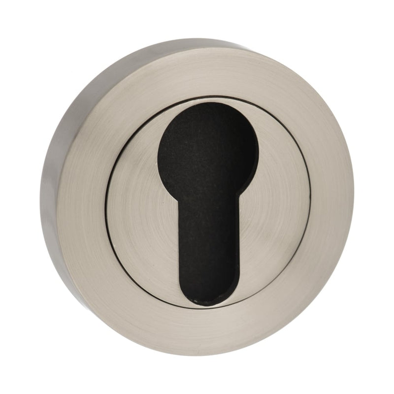 Atlantic Mediterranean Euro Escutcheon (Satin Nickel)