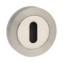 Atlantic Mediterranean Key Escutcheon (Satin Nickel & Nickel Plated)
