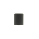 Atlantic Watson Cylinder Knurled Cabinet Knob on Concealed Fix - Matt Black
