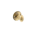 Atlantic Solid Brass Oval WC Turn and Release - Antique Brass