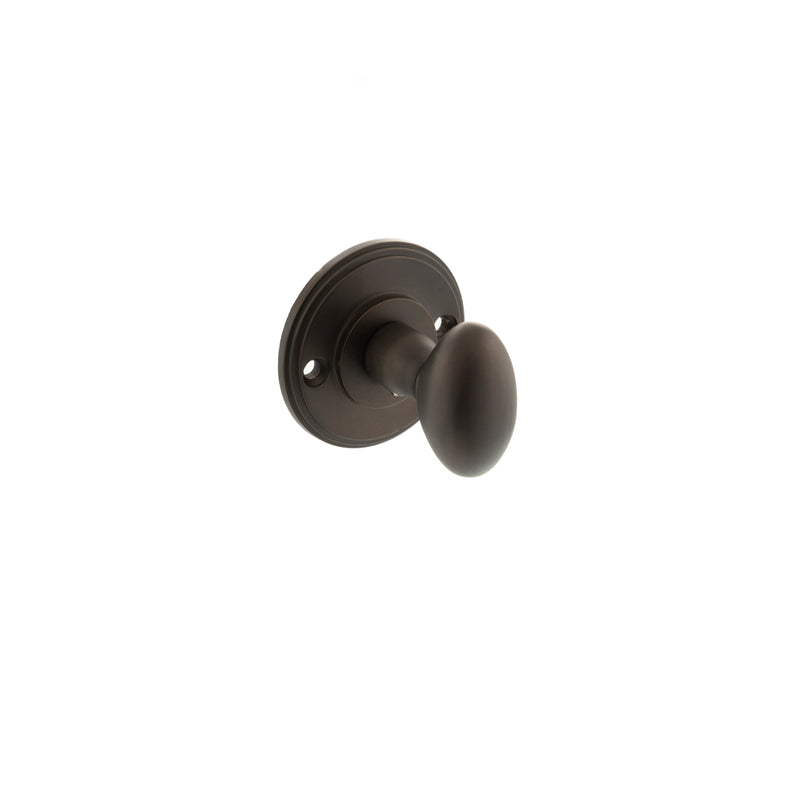 Atlantic Solid Brass Oval WC Turn and Release - Urban Dark Bronze