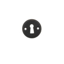Atlantic Solid Brass Open Key Hole Escutcheon - Matt Black