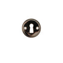 Atlantic Solid Brass Open Key Hole Escutcheon - Polished Nickel