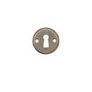Atlantic Solid Brass Open Key Hole Escutcheon - Satin Nickel