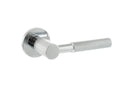 Atlantic Mason Designer Lever on 5mm Slimline Round Rose - Polished Chrome