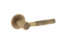 Atlantic Mason Designer Lever on 5mm Slimline Round Rose - Yester Bronze