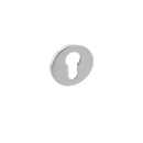 Atlantic Euro Escutcheon on 5mm Slimline Round Rose - Polished Chrome - Door Supplies Online