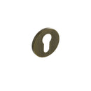 Atlantic Euro Escutcheon on 5mm Slimline Round Rose - Yester Bronze - Door Supplies Online