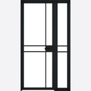 LPD Manhattan Black Primed W6 Greenwich Demi Panel - 1981mm x 292mm x 35mm