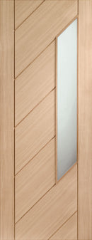 XL Joinery Oak Monza Obscure Glazed Internal door