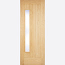 External Door LPD Oak Newbury Glazed