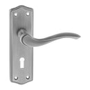 Atlantic Warwick Lever on Key Backplate (Matt Gun Metal)