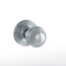 Atlantic Ripon Round Reeded Knob (Polished Chrome)