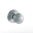 Atlantic Ripon Round Reeded Knob (Satin Chrome)