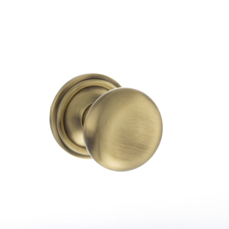 Atlantic Harrogate Mortice Knob (Antique Brass)