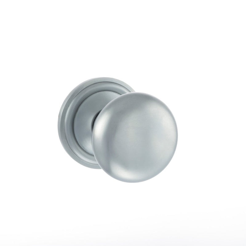 Atlantic Harrogate Mortice Reeded Knob (Satin Chrome)