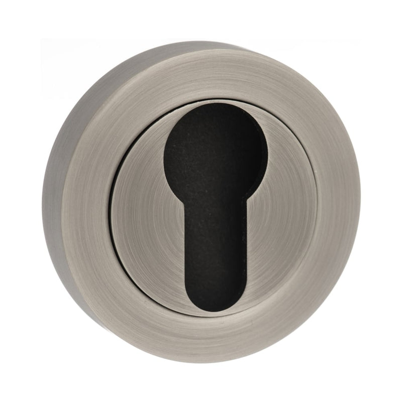 Atlantic Old English Euro Escutcheon (Matt Gun Metal)