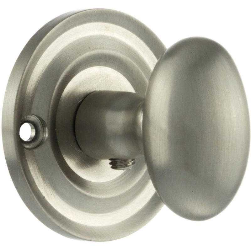 Atlantic Old English Round WC Turn & Release (Satin Nickel)