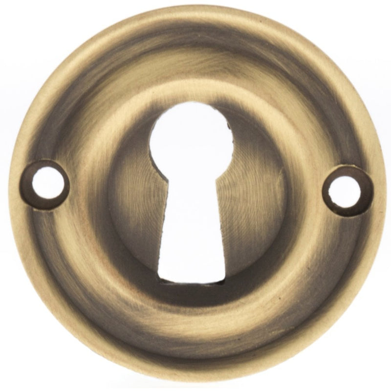 Atlantic Old English Open Key Escutcheon (Matt Antique Bronze)