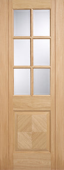 LPD Oak Barcelona Glazed Pre-finished Internal door