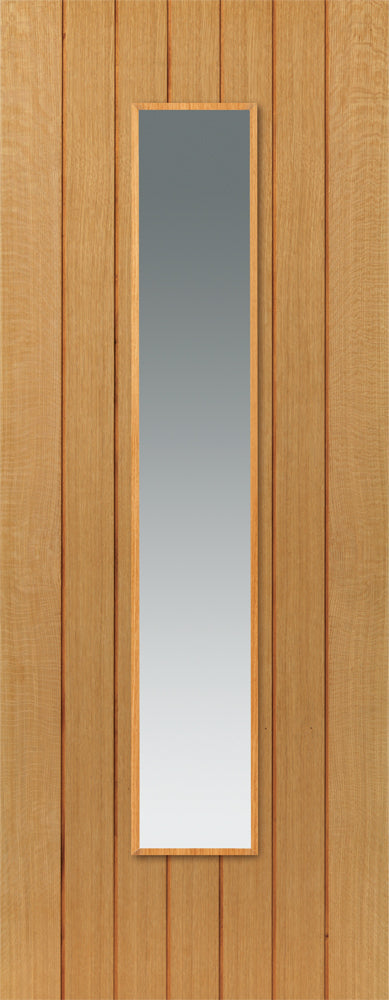 Internal door JB Kind River Oak Cherwell Glazed