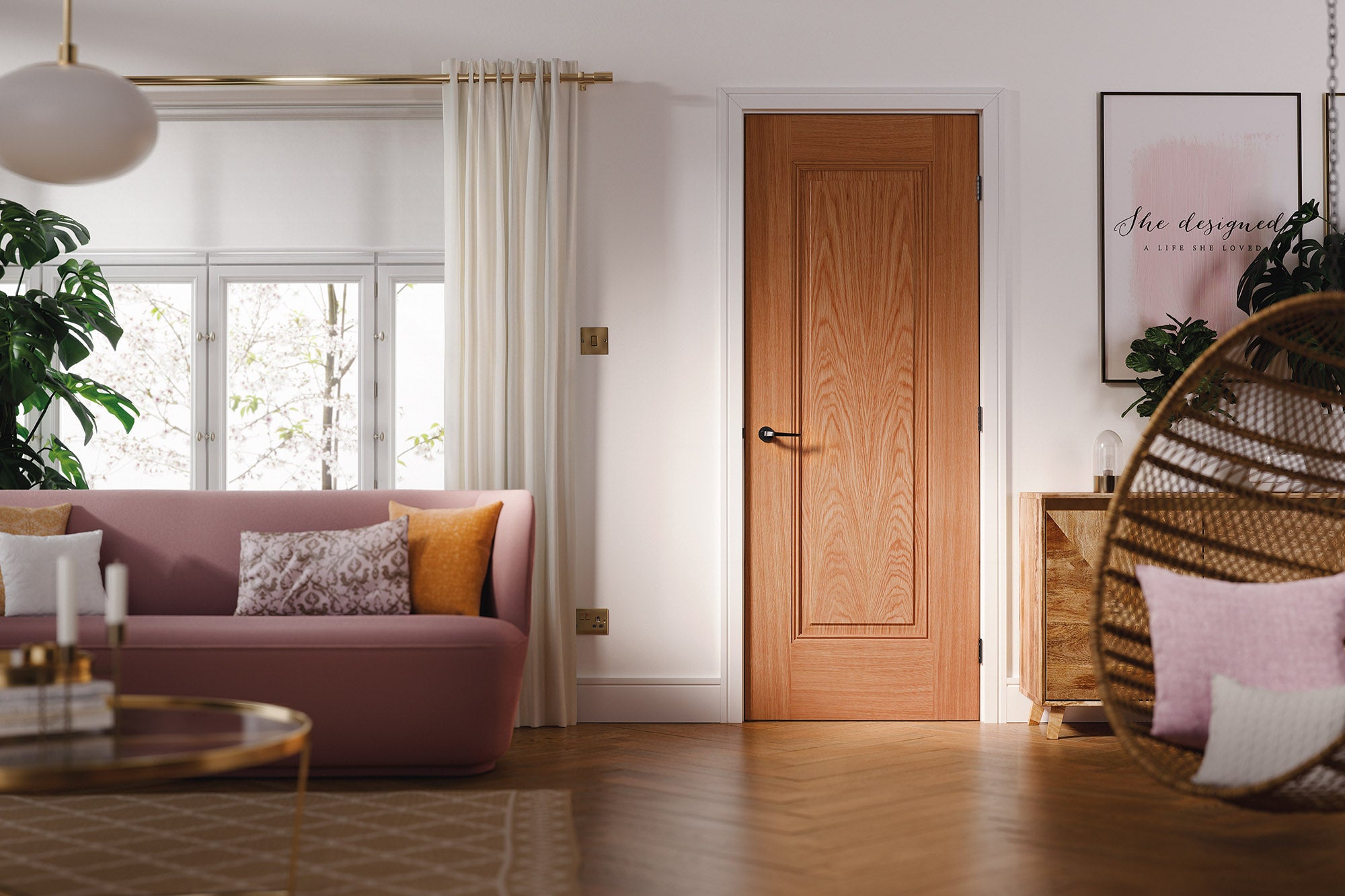 LPD Oak Eindhoven Pre-finished Internal door