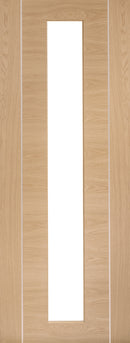 XL Joinery Prefinished Oak Forli Clear Glazed Internal door