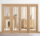LPD Oak Lincoln W8 Room Divider Set Internal door