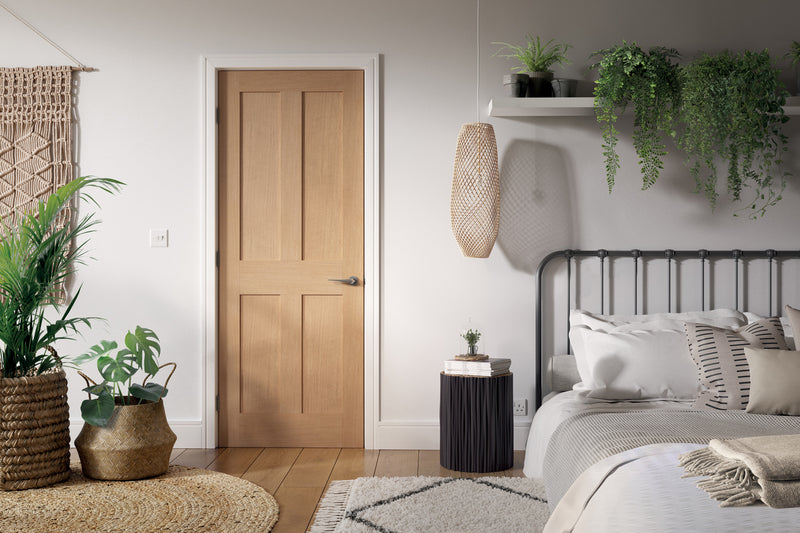 LPD Pre-finished Oak London Fire Internal door