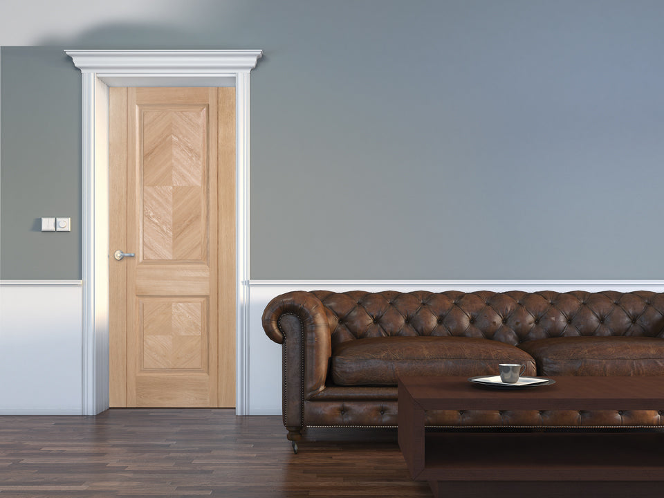 Pre-Assembled Oak Madrid Pre-Finished Door Set