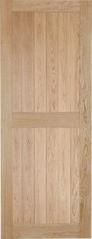 Joinery Solid Oak Bead & Butt Framed & Ledged Internal door