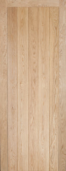 Joinery Solid Oak Bead & Butt Framed & Ledged Internal door