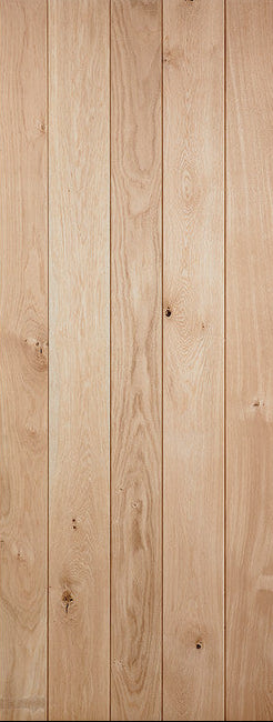 Joinery External Solid Oak Ledged Door
