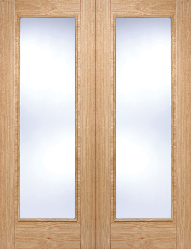 LPD Oak Vancouver Clear Glazed Pair