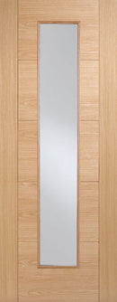 LPD Oak Vancouver Long Light Glazed Pre-finished Fire Door Internal door