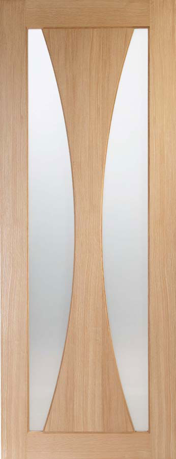 XL Joinery Prefinished Oak Verona Clear Glazed Internal door
