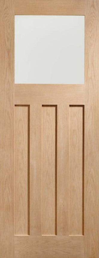 XL Joinery Prefinished Oak DX Obscure Glazed Internal door