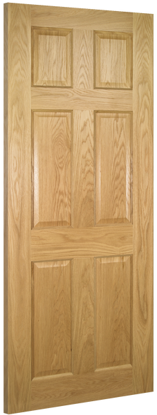 Deanta Oak Oxford Fire Door Pre-Finished