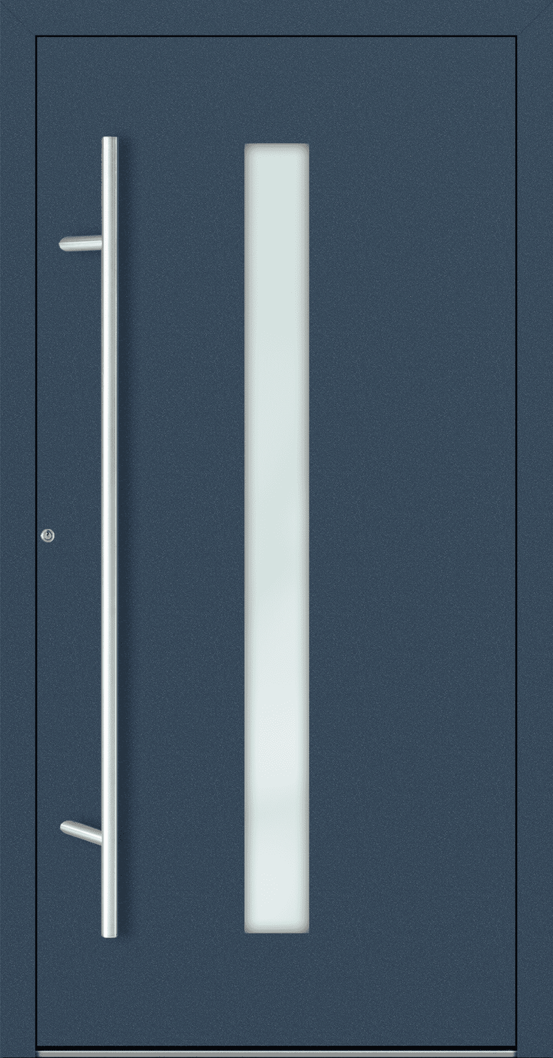 Turenwerke SL75 Design 01 Aluminium Door - Blue RAL5003