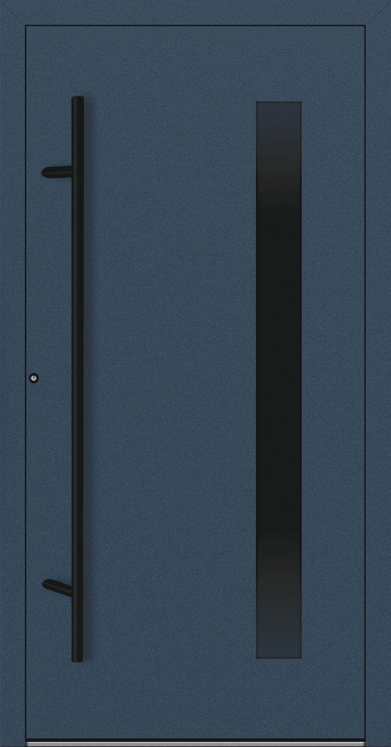 Turenwerke SL75 Design 24 Aluminium Door - Blue RAL5003 - Blackline