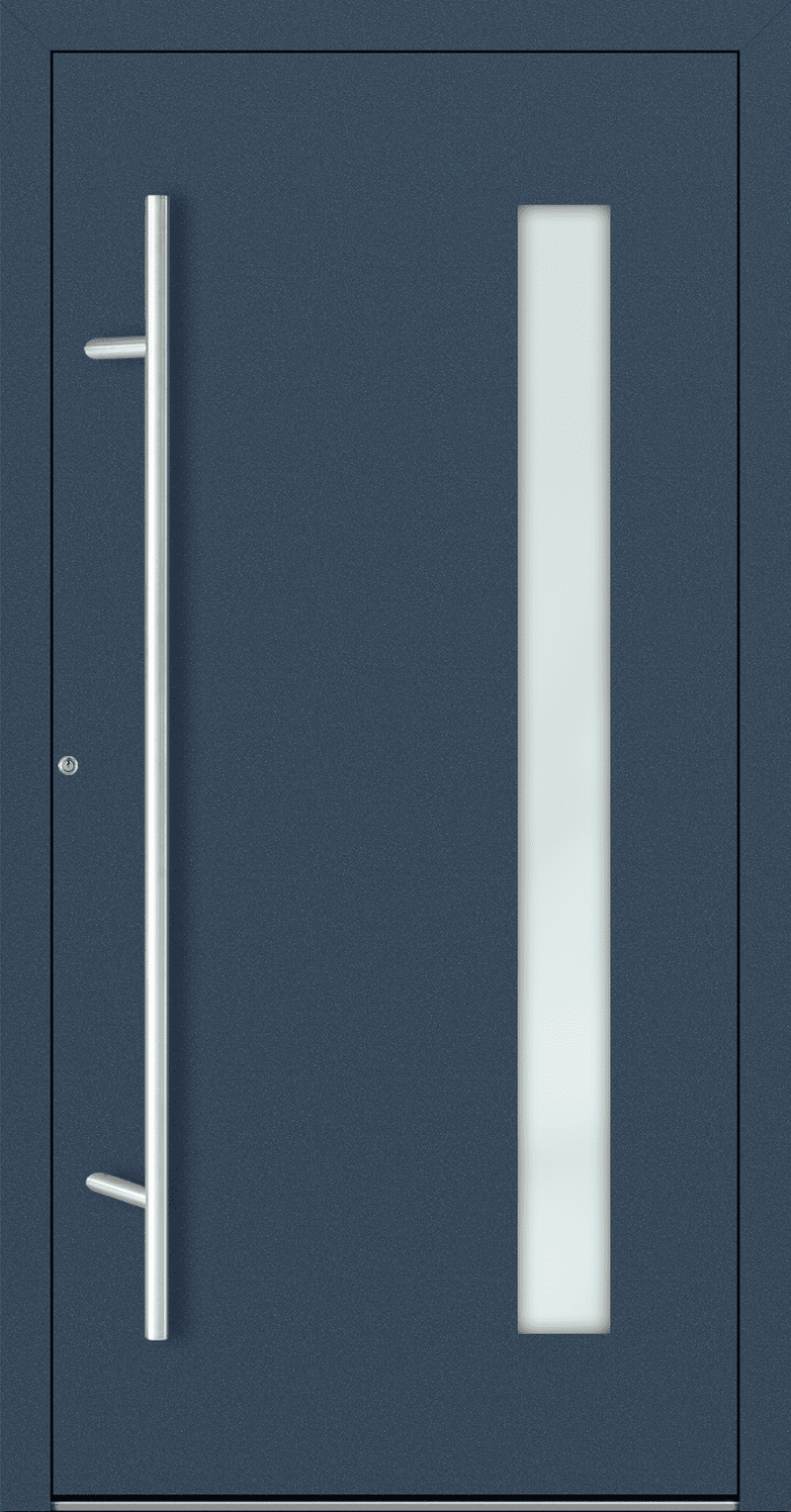 Turenwerke SL75 Design 04 Aluminium Door - Blue RAL5003