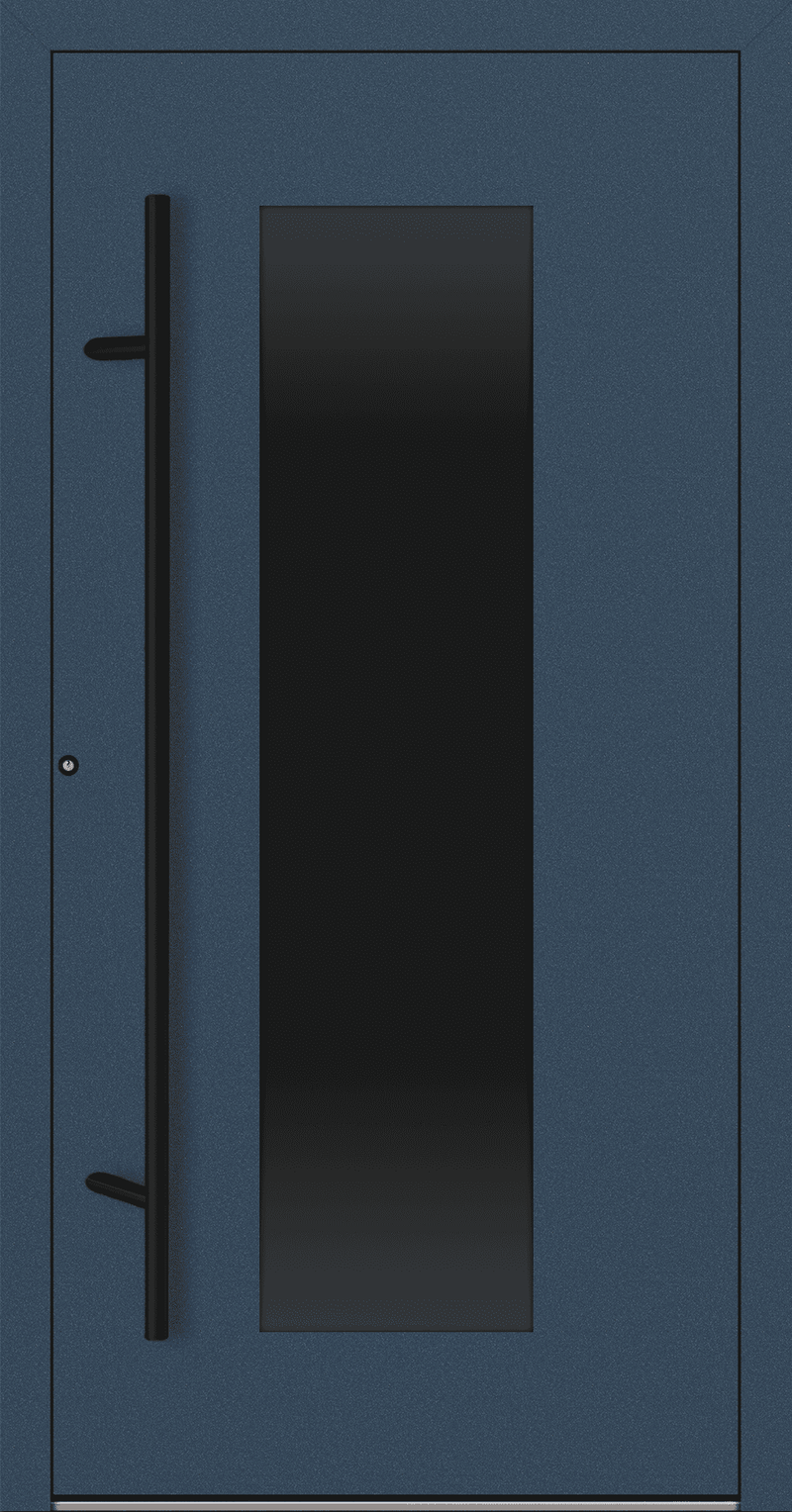 Turenwerke SL75 Design 28 Aluminium Door - Blue RAL5003 - Blackline