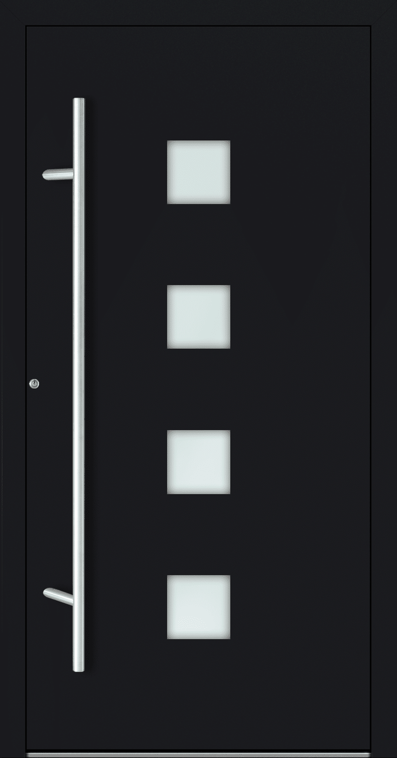 Turenwerke SL75 Design 03 Aluminium Door - Black RAL9005